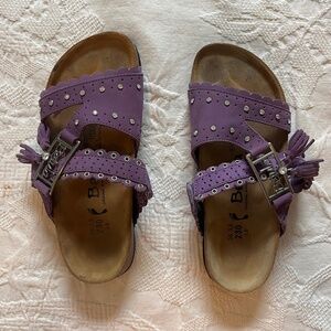 Birkenstock Betula purple sandals
